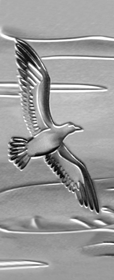 611 DLJ-512-SL Birds Silver